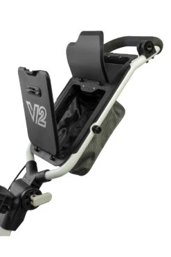 Axglo Tri-360 V2 Golf Trolley | Black/Grey -Elite Golf Gear Shop Axglo Tri 360 V2 Golf Trolley Black Grey 2