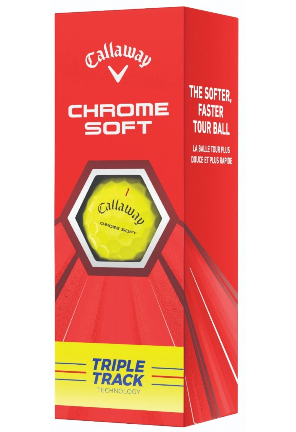 Callaway 2021 Chrome Soft Triple Track Golf Balls | Yellow 4 Callaway 2021 Chrome Soft Triple Track Golf Balls | Yellow - Image 2