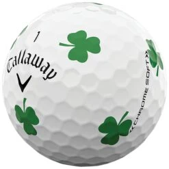 Callaway Chrome Soft Truvis Shamrock Golf Balls -Elite Golf Gear Shop Callaway Chrome Soft Truvis Shamrock Golf Balls White 2