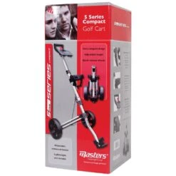 Masters 5 Series Compact Golf Pull Trolley TRP0007S -Elite Golf Gear Shop Masters 5 Series Compact Golf Pull Trolley TRP0007S 0