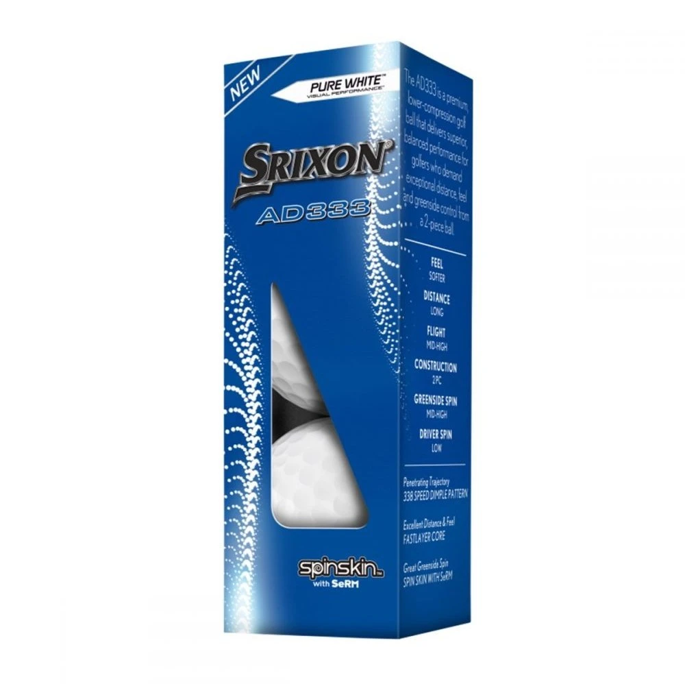 Srixon AD333 Golf Balls | White 4 Srixon AD333 Golf Balls | White - Image 2
