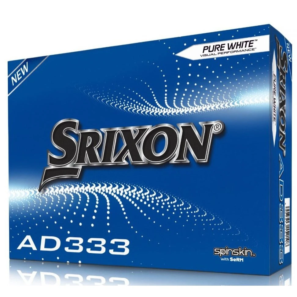 Srixon AD333 Golf Balls | White 3 Srixon AD333 Golf Balls | White