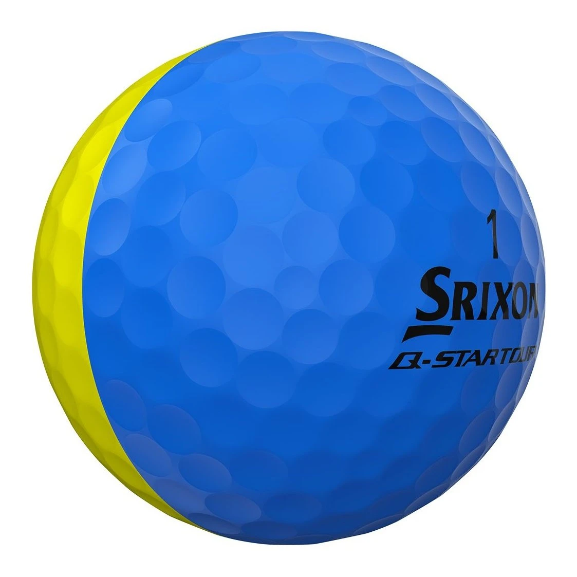 Srixon Q-Star Tour Divide Golf Balls | Yellow/Blue 4 Srixon Q-Star Tour Divide Golf Balls | Yellow/Blue - Image 2