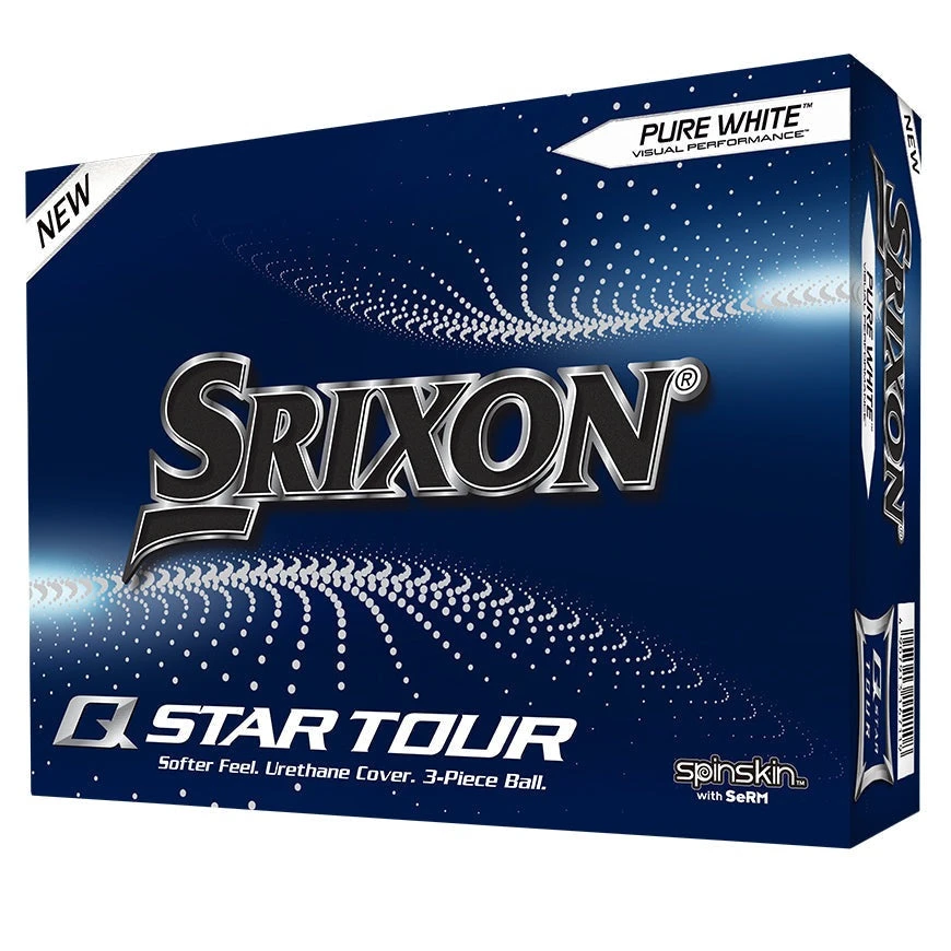 Srixon Q Star Tour Golf Balls | White 3 Srixon Q Star Tour Golf Balls | White
