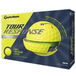 TaylorMade Tour Response Golf Balls | Yellow
