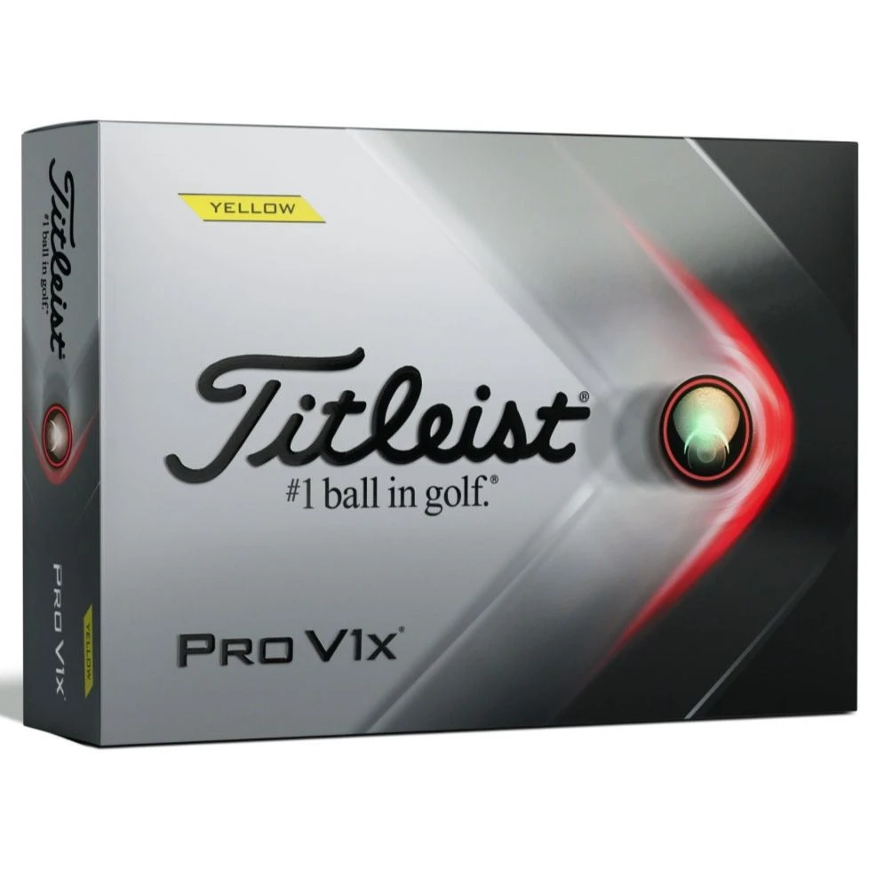 Titleist Pro V1X Golf Balls | Yellow 3 Titleist Pro V1X Golf Balls | Yellow
